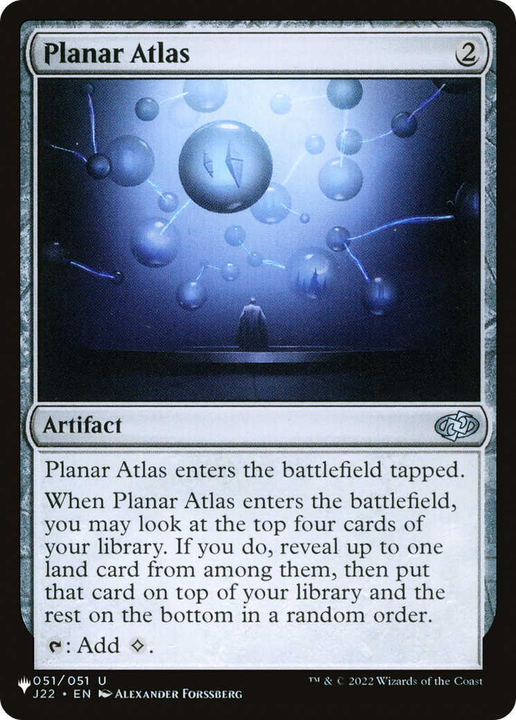 Planar Atlas (LIST-J22-51)  - The List