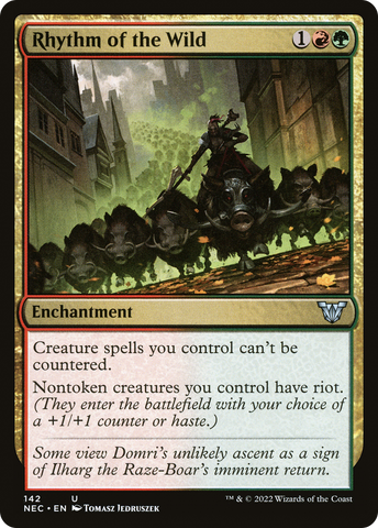 Rhythm of the Wild (NEC-142)  - Neon Dynasty Commander