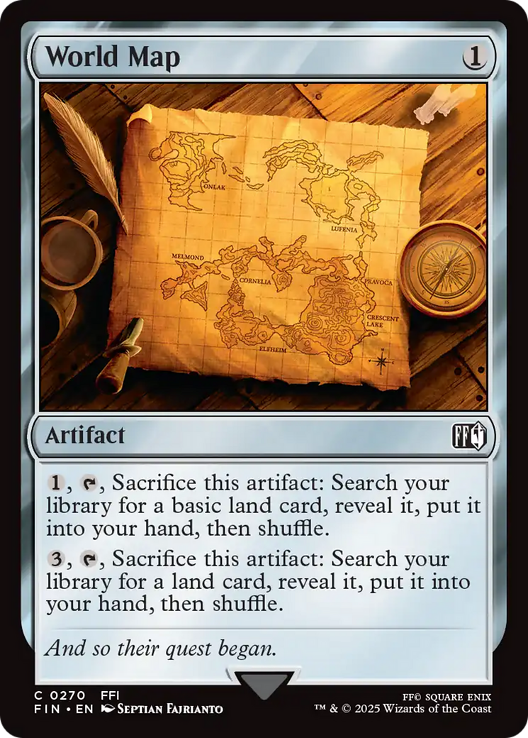 World Map (FIN-270)  Foil - FINAL FANTASY