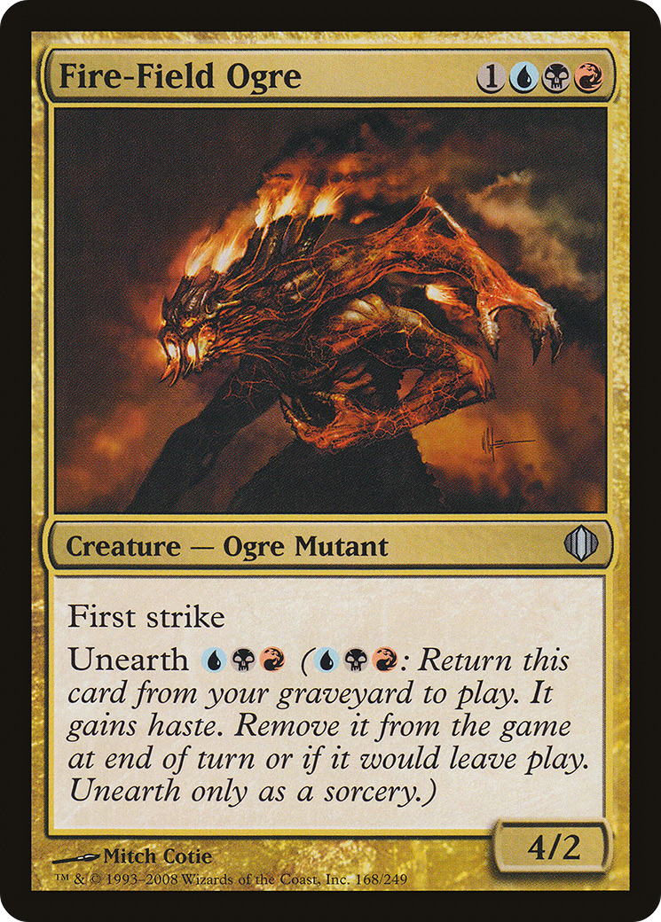 Fire-Field Ogre (ALA-168)  Foil - Shards of Alara