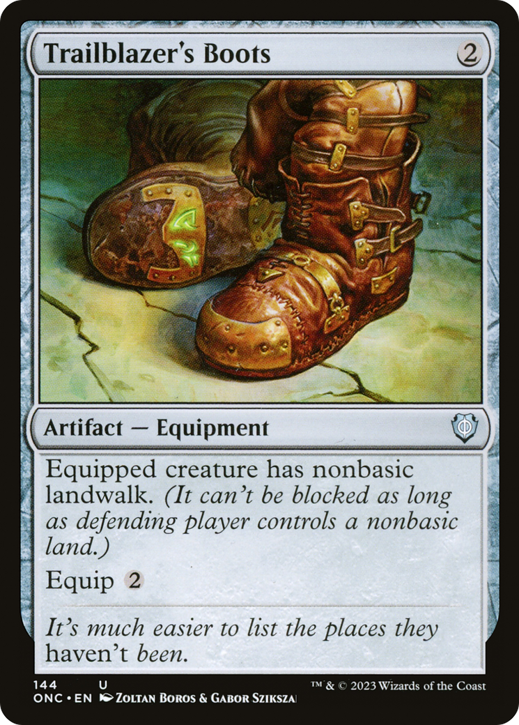 Trailblazer's Boots (ONC-144)  - Phyrexia: All Will Be One Commander