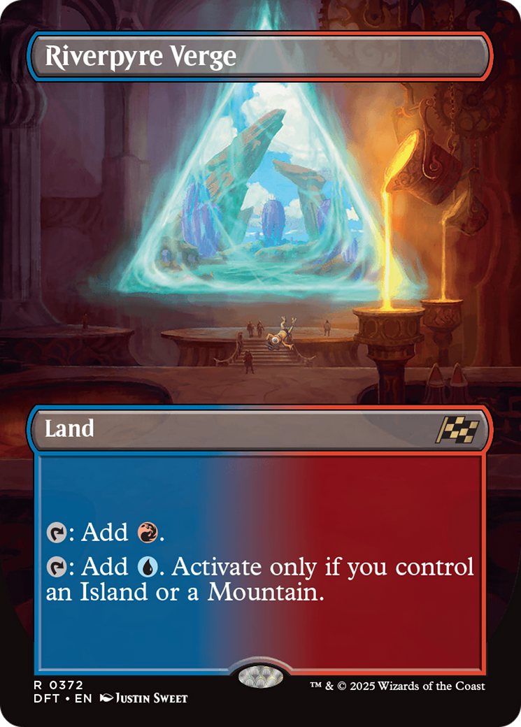 Riverpyre Verge (Borderless) (DFT-372)  Foil - Aetherdrift