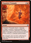 Chandra's Triumph (WAR-121) - War of the Spark Foil