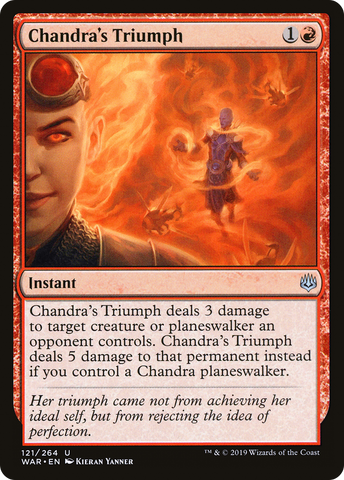 Chandra's Triumph (WAR-121)  - War of the Spark