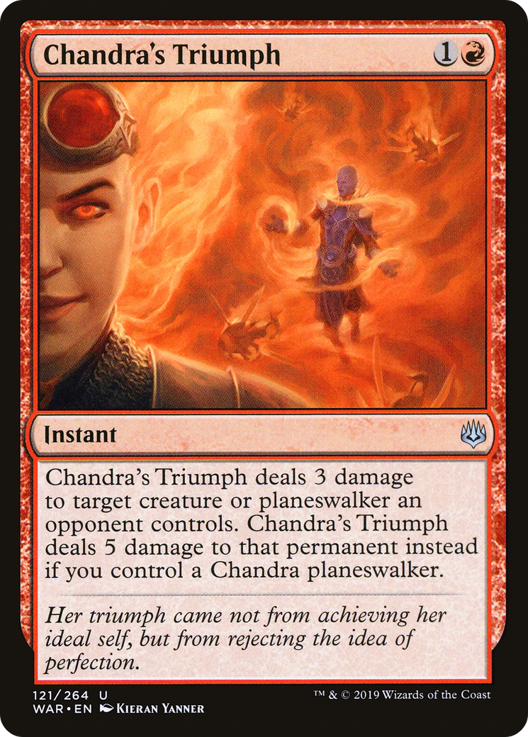 Chandra's Triumph (WAR-121)  - War of the Spark