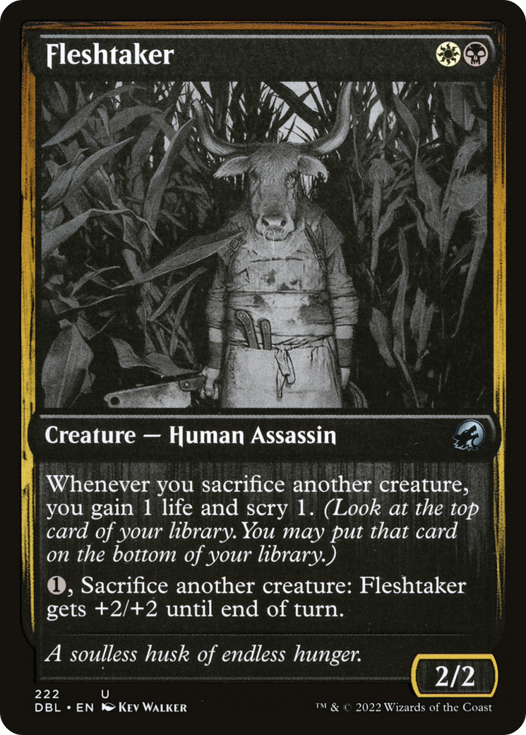 Fleshtaker (DBL-222)  Foil - Innistrad: Double Feature