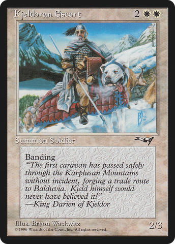 Kjeldoran Escort (ALL-134) - Alliances