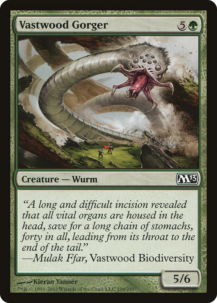 Vastwood Gorger (M13-196)  Foil - Magic 2013