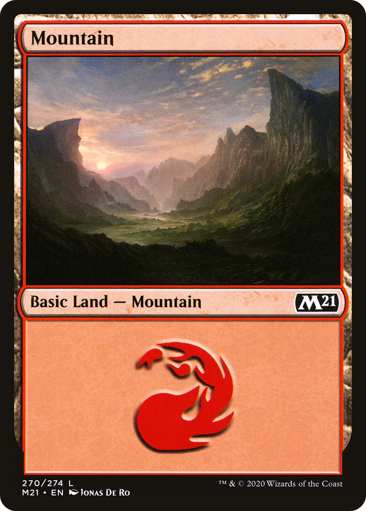 Mountain (270) (M21-270)  Foil - Core Set 2021