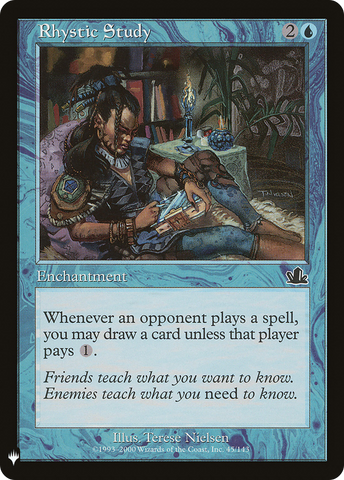 Rhystic Study (LIST-045)  - The List