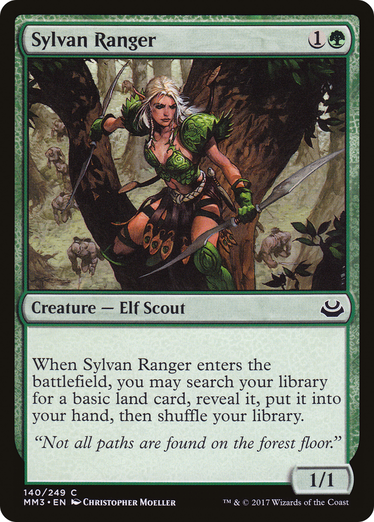 Sylvan Ranger (MM3-140) - Modern Masters 2017 Foil