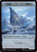 Stone Boulder // Dragon Double-Sided Token (HOB-11 // 5)  Foil - The Hobbit