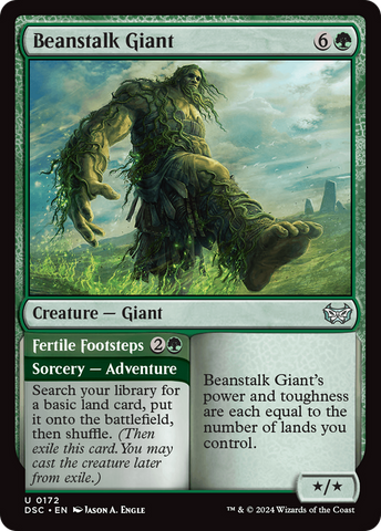 Beanstalk Giant (DSC-172)  - Duskmourn: House of Horror Commander