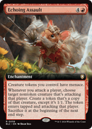 Echoing Assault (Extended Art) (BLC-058)  - Bloomburrow Commander