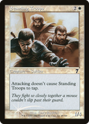 Standing Troops (7ED-48★) - Seventh Edition Foil