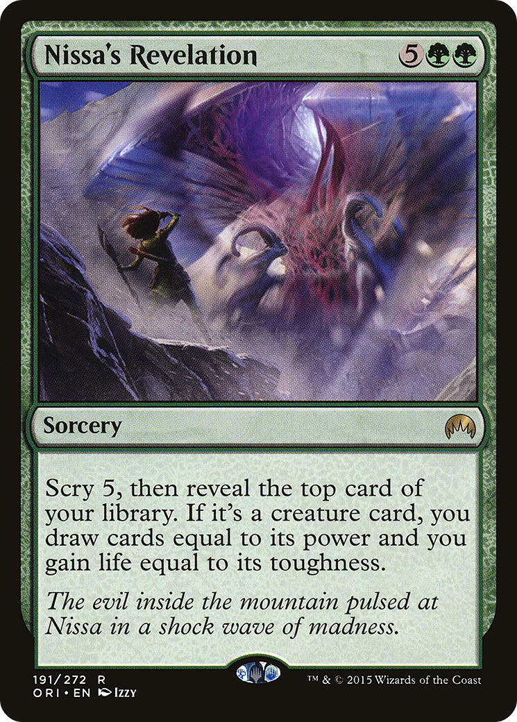 Nissa's Revelation (ORI-191)  - Magic Origins