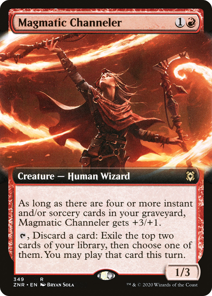 Magmatic Channeler (Extended Art) (ZNR-349)  - Zendikar Rising: (Extended Art)