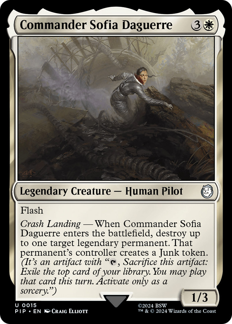 Commander Sofia Daguerre (PIP-015)  Foil - Fallout