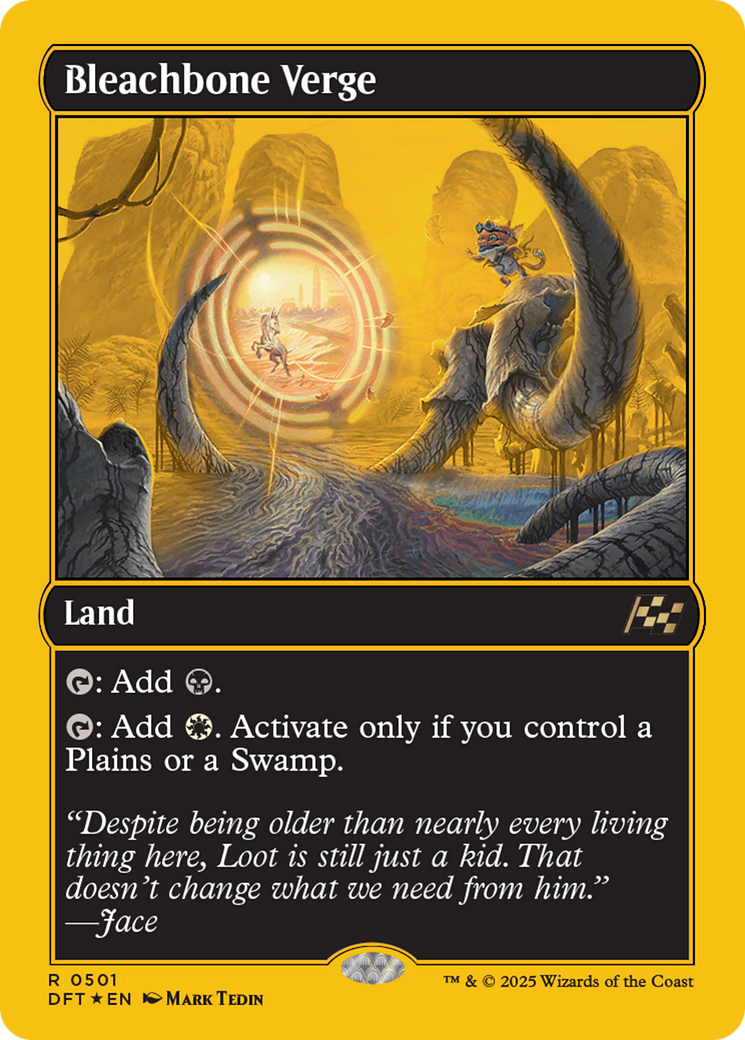 Bleachbone Verge (First-Place Foil) (DFT-501)  Foil - Aetherdrift