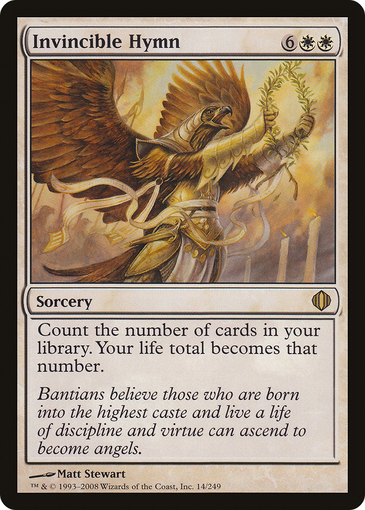 Invincible Hymn (ALA-014)  - Shards of Alara