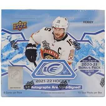2021-22 Upper Deck Ice Hockey Hobby Box