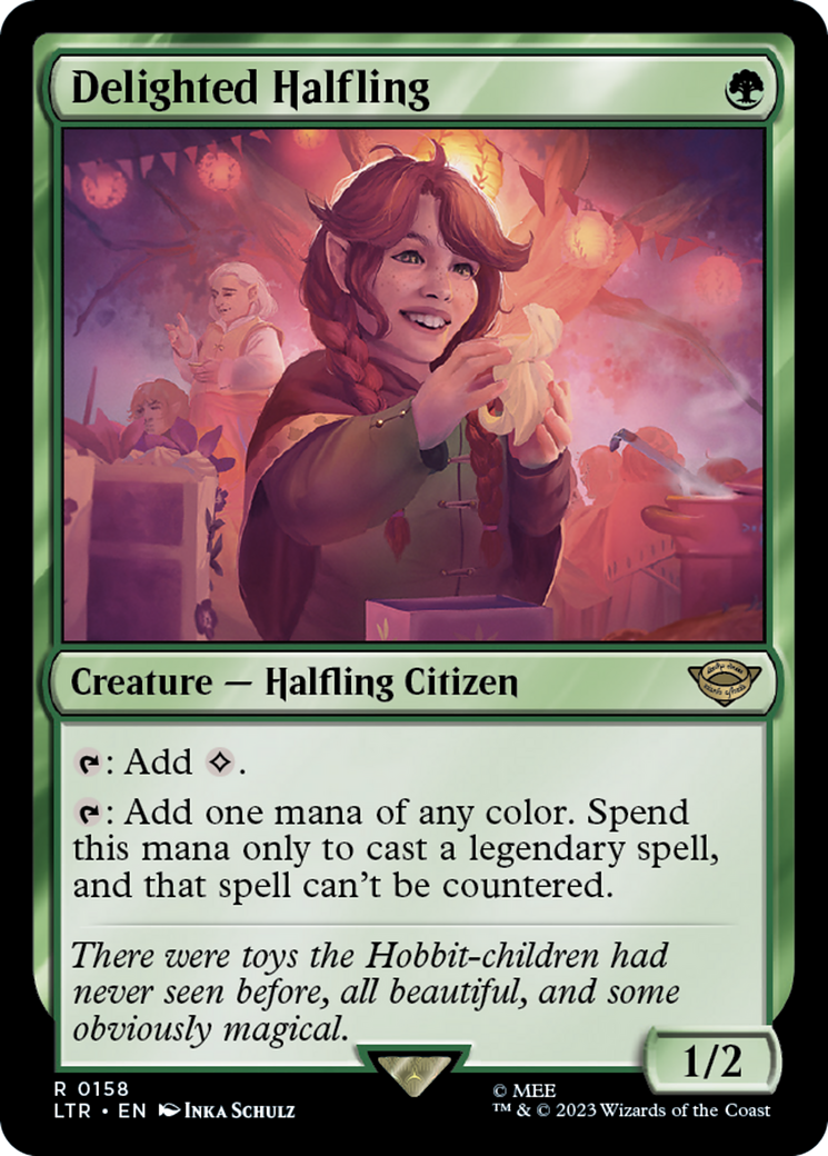 Delighted Halfling (LTR-158)  - The Lord of the Rings: Tales of Middle-earth