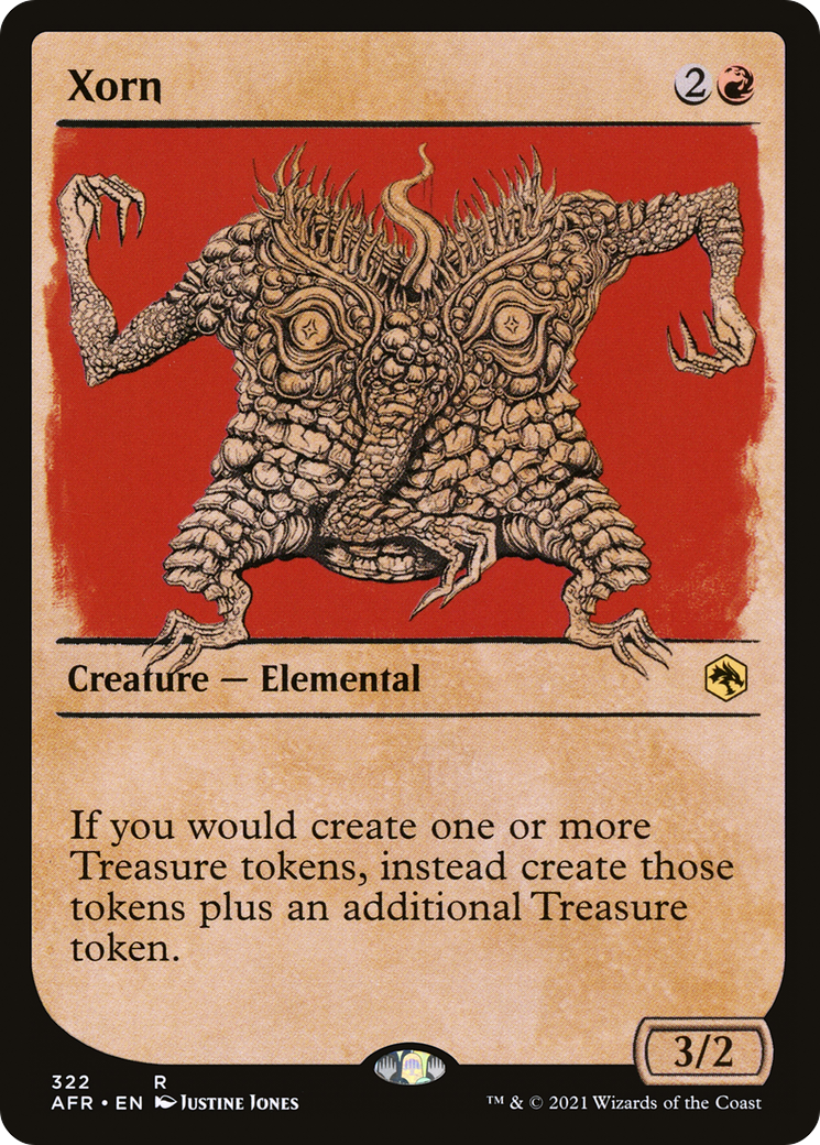 Xorn (Showcase) (AFR-322)  Foil - Adventures in the Forgotten Realms: (Showcase)