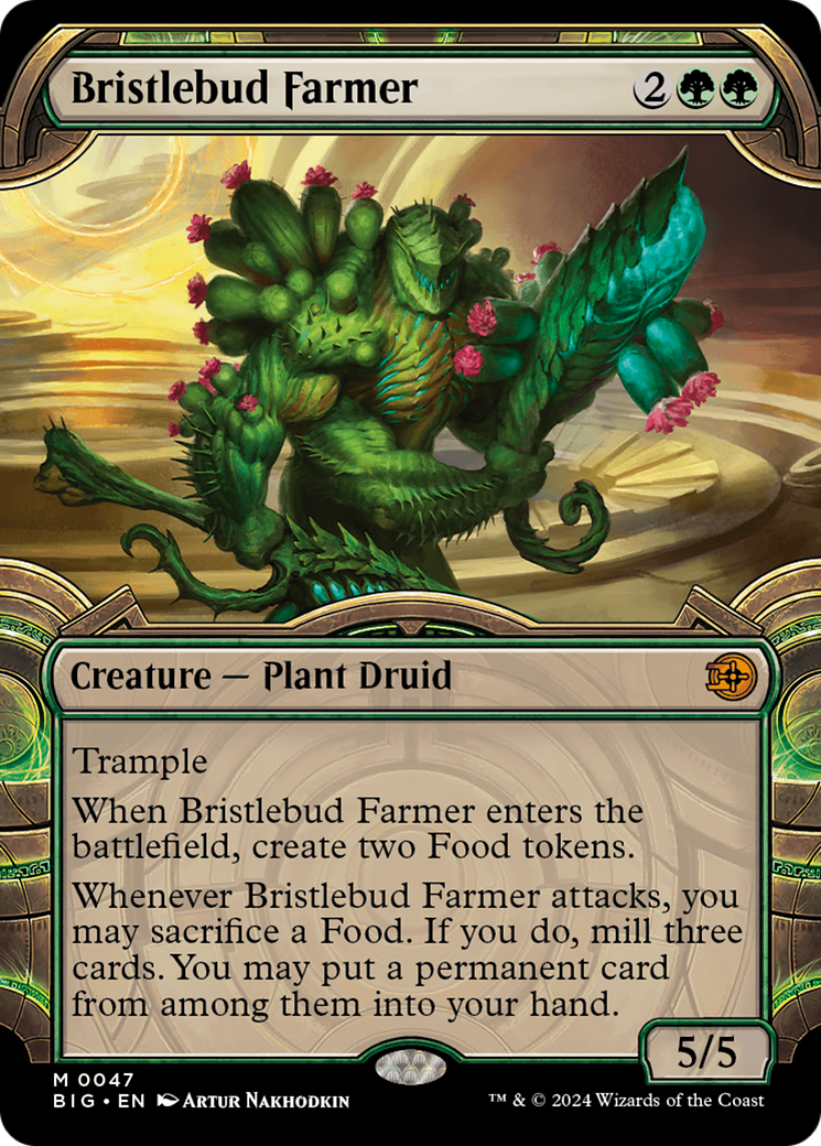 Bristlebud Farmer (Showcase) (BIG-047)  Foil - The Big Score: (Showcase)