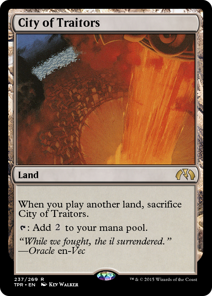City of Traitors (TPR-237)  Foil - Tempest Remastered