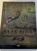 Silence (0881) (Black & White Foil) (SLD-881)  Foil - Secret Lair Drop (Borderless)