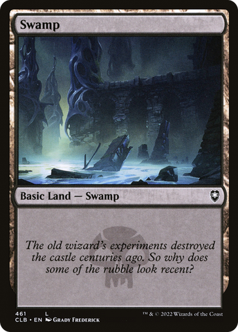 Swamp (461) (CLB-461)  Foil - Commander Legends: Battle for Baldur's Gate
