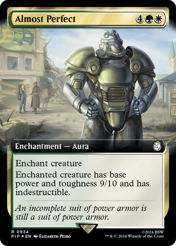 Almost Perfect (Extended Art) (Surge Foil) (PIP-934) - Fallout: (Extended Art) Foil