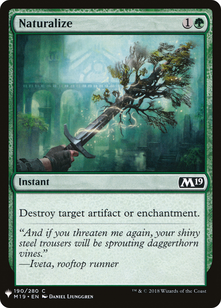 Naturalize (LIST-190)  - The List