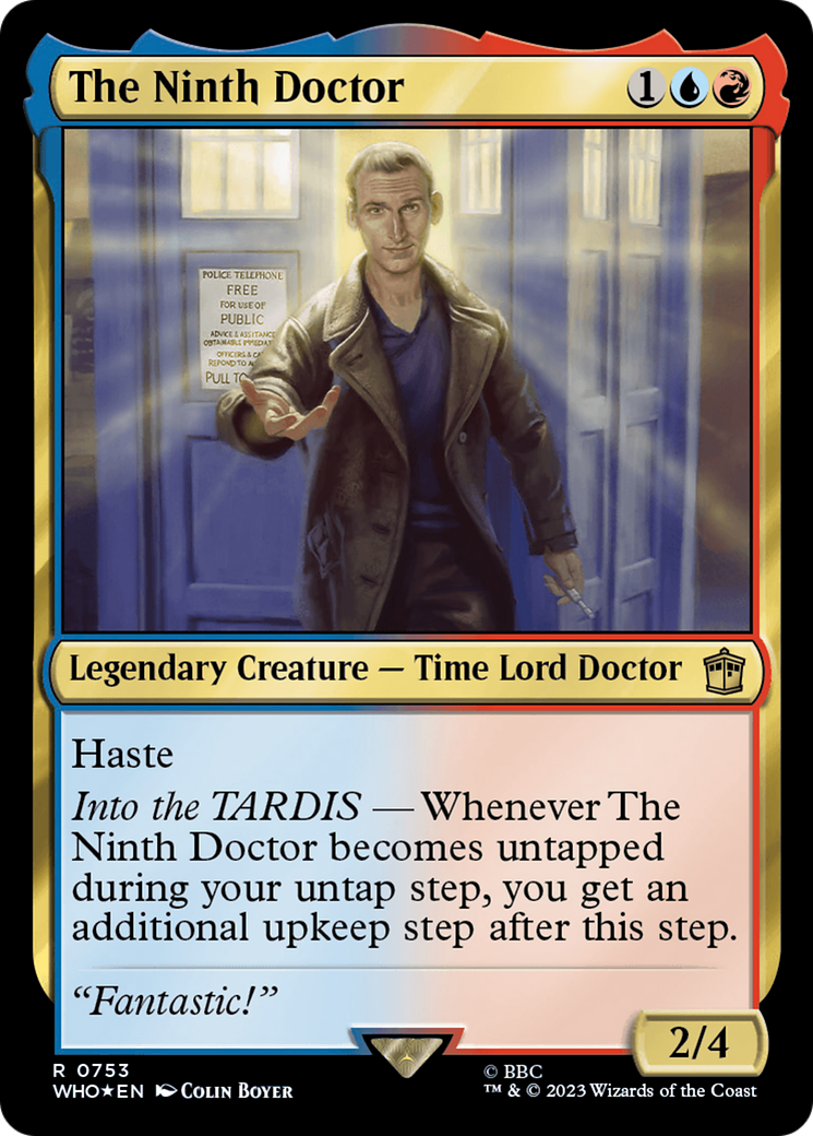 The Ninth Doctor (Surge Foil) (WHO-753)  Foil - Doctor Who