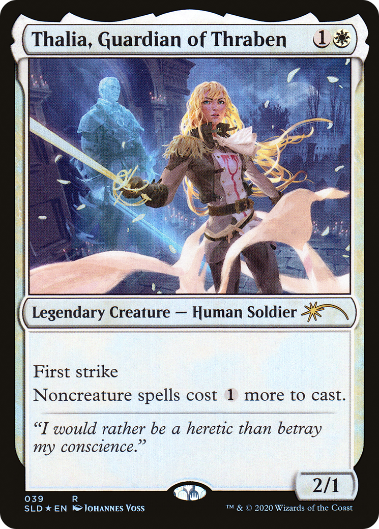 Thalia, Guardian of Thraben (039) (SLD-039)  Foil - Secret Lair Drop