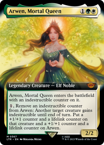 Arwen, Mortal Queen (Extended Art) (LTR-367)  Foil - The Lord of the Rings: Tales of Middle-earth: (Extended Art)