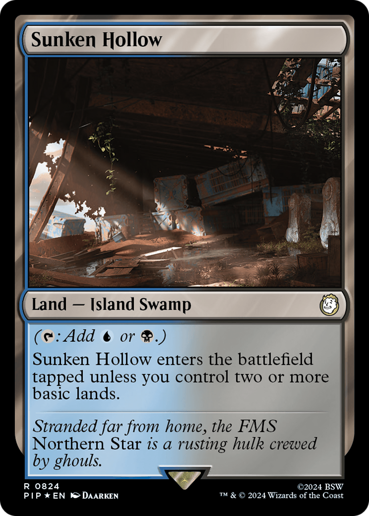 Sunken Hollow (Surge Foil) (PIP-824)  Foil - Fallout