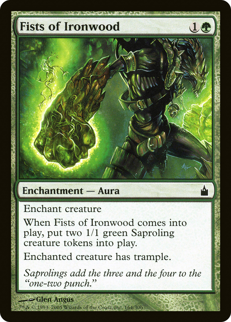 Fists of Ironwood (RAV-164)  - Ravnica: City of Guilds