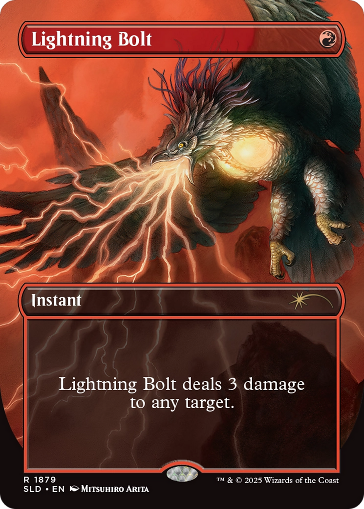 Lightning Bolt (1879) (SLD-1879)  - Secret Lair Drop (Borderless)