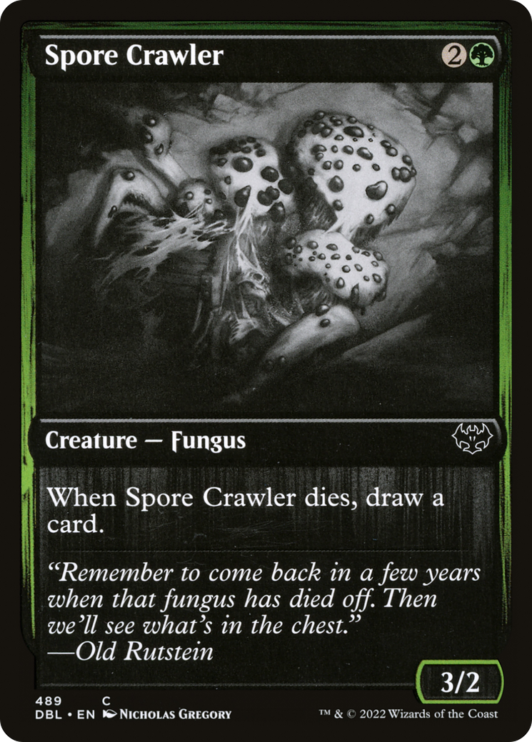 Spore Crawler (DBL-489)  Foil - Innistrad: Double Feature
