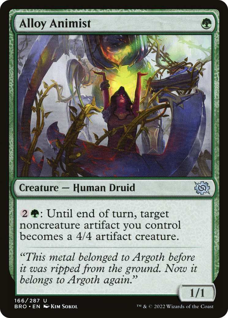 Alloy Animist (BRO-166)  Foil - The Brothers' War