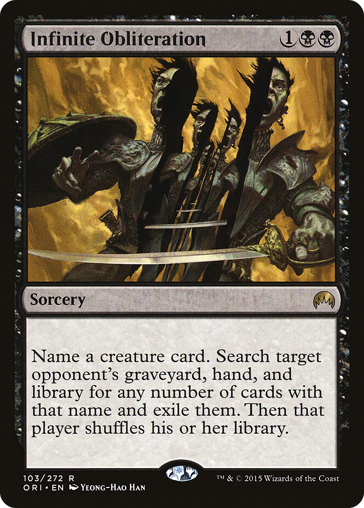 Infinite Obliteration (ORI-103)  - Magic Origins