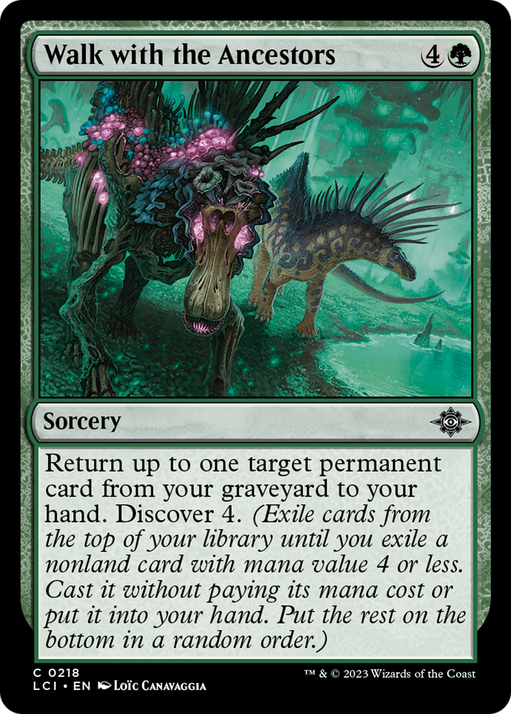 Walk with the Ancestors (LCI-218)  Foil - The Lost Caverns of Ixalan