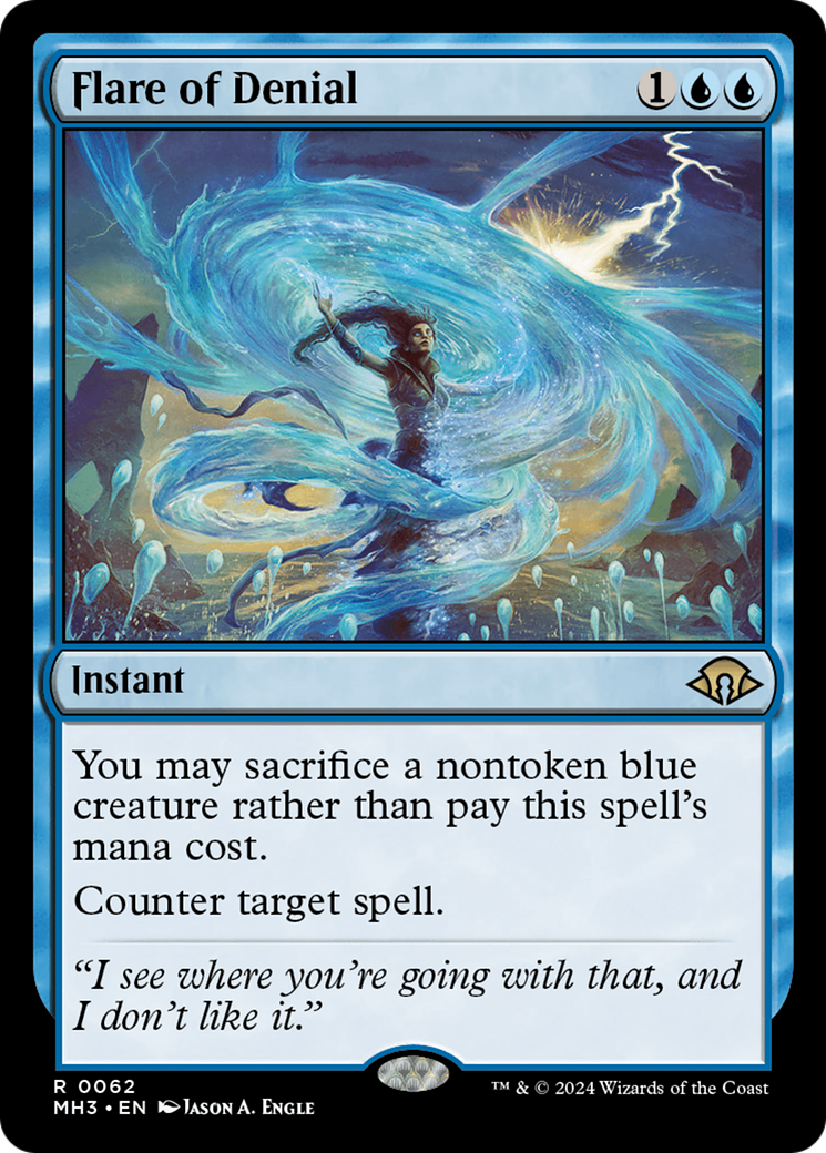 Flare of Denial (MH3-062)  Foil - Modern Horizons 3