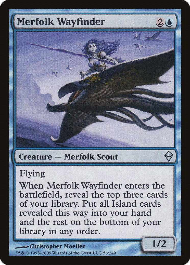 Merfolk Wayfinder (ZEN-056)  Foil - Zendikar