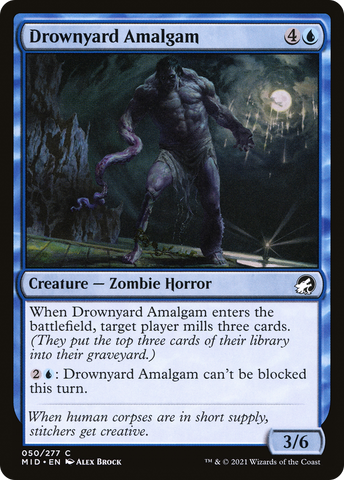 Drownyard Amalgam (MID-050)  - Innistrad: Midnight Hunt