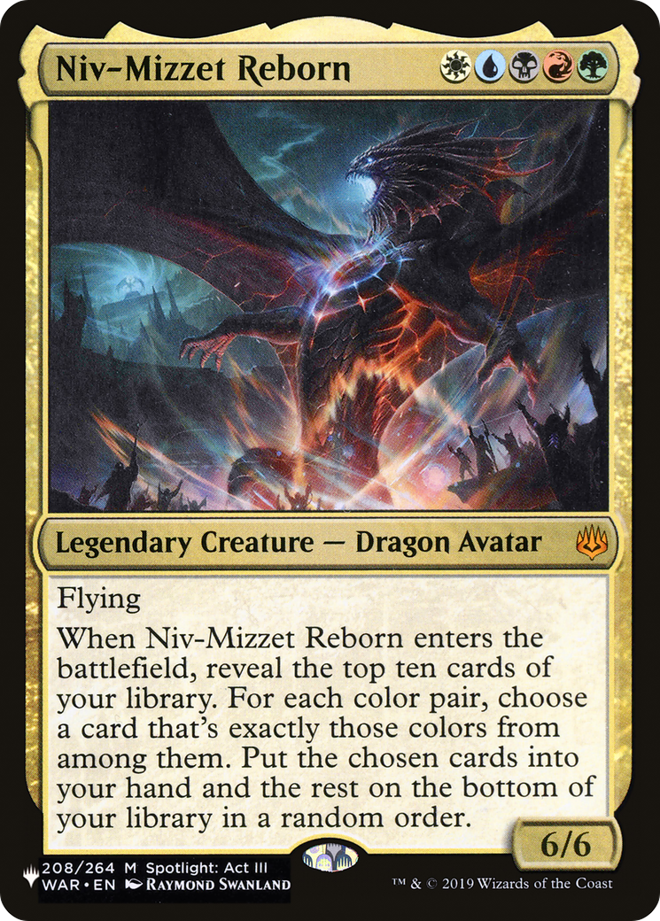 Niv-Mizzet Reborn (LIST-208/264)  - The List