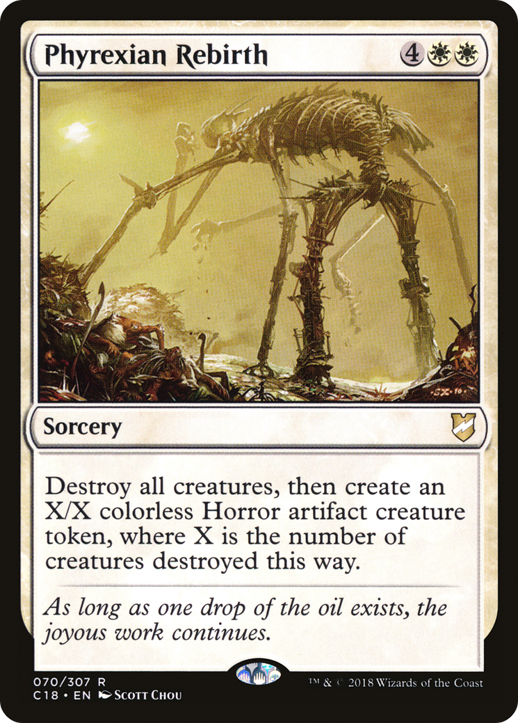 Phyrexian Rebirth (C18-070)  - Commander 2018