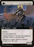 Enduring Angel (Extended Art) (MID-327)  Foil - Innistrad: Midnight Hunt: (Extended Art, Double Faced Transform)