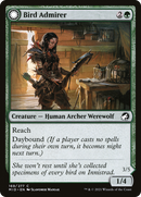 Bird Admirer (MID-169)  Foil - Innistrad: Midnight Hunt: (Double Faced Transform)